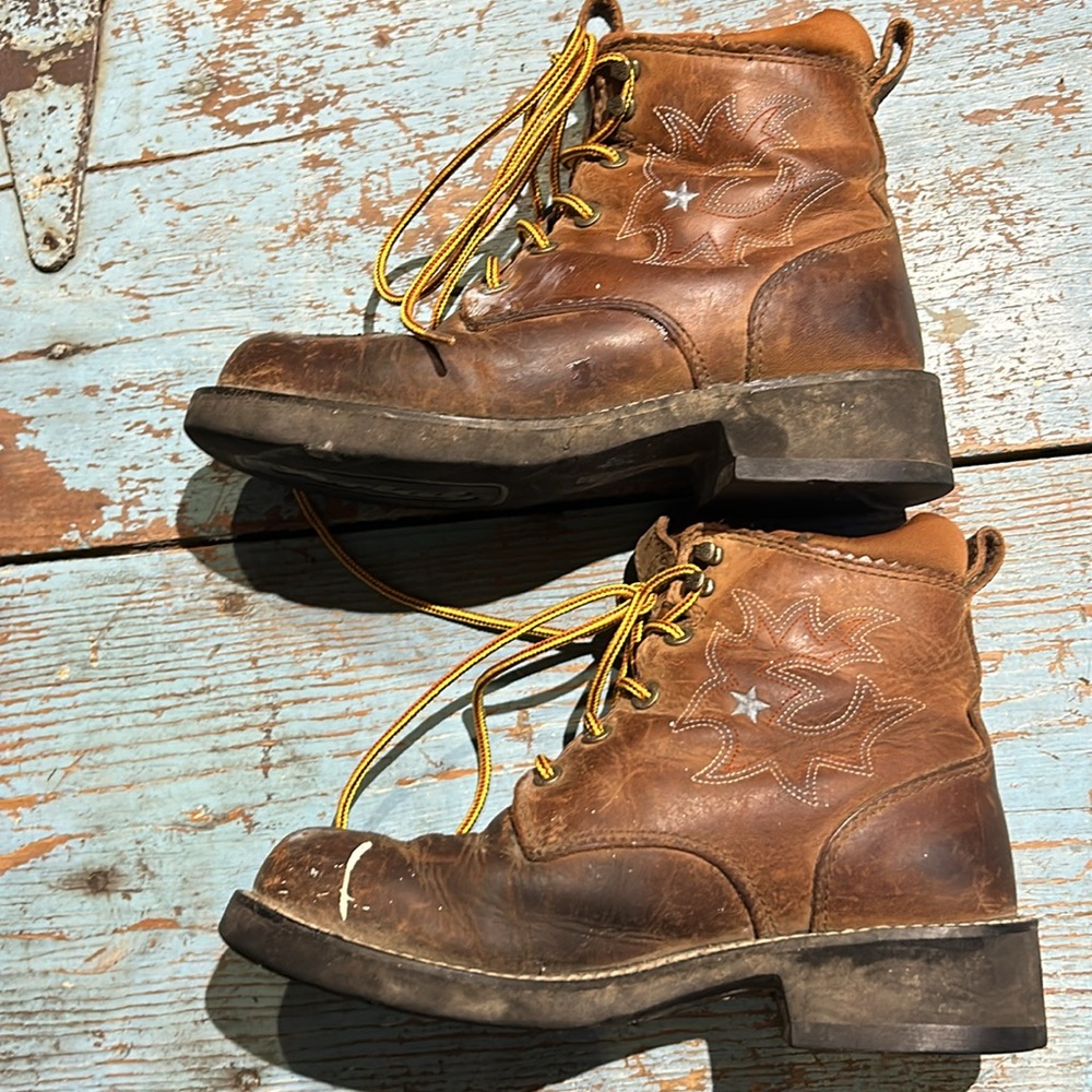 Ariat Leather Ankle Boots, Work Boots, Booties